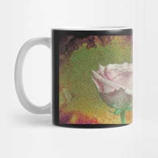 A painting of pink Rose . Mug